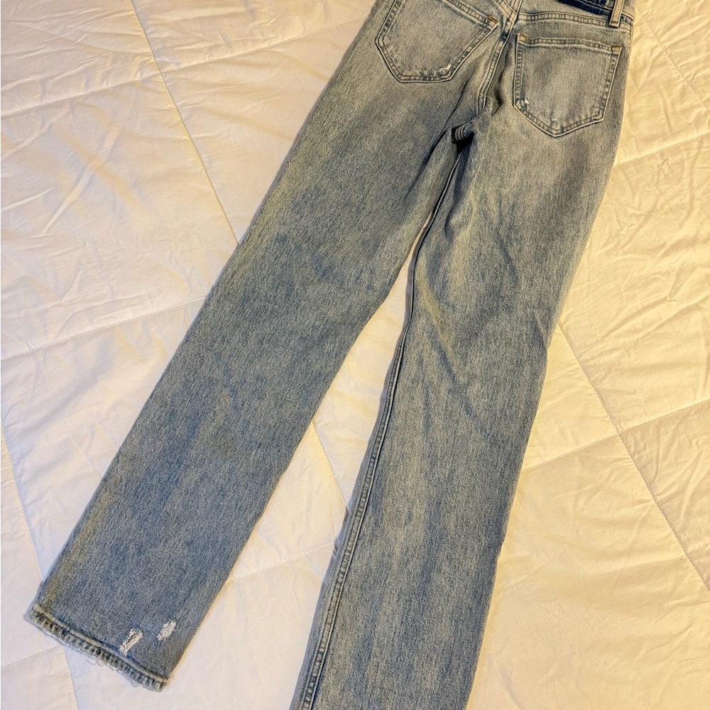 Abercrombie 90s Straight Ultra High Rise jeans Size 24 - Picture 5 of 5